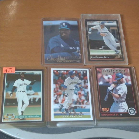 Ken Griffey Jr BB Cards - Picture 1 of 2